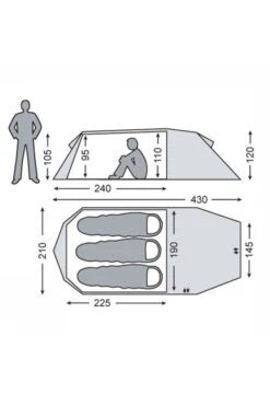 Nordisk Oppland 3 LW Tent -Big Agnes Verkoop 1132c40019 5252 20