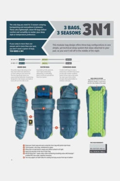 Big Agnes Lost Ranger UL 3N1 0F Long Left Slaapzak -Big Agnes Verkoop g4hb3e0043 7126 09 nl