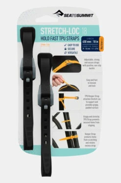 Sea To Summit Stretch Loc 18 - Black 2-pack Bevestigingsband