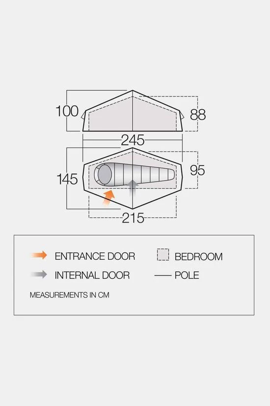 Vango Apex Compact 100 Tent 2 Vango Apex Compact 100 Tent - Afbeelding 2