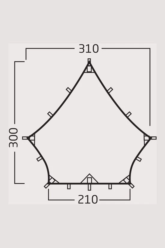 Nordisk Voss Diamond SI Tarp 12 Nordisk Voss Diamond SI Tarp - Afbeelding 12