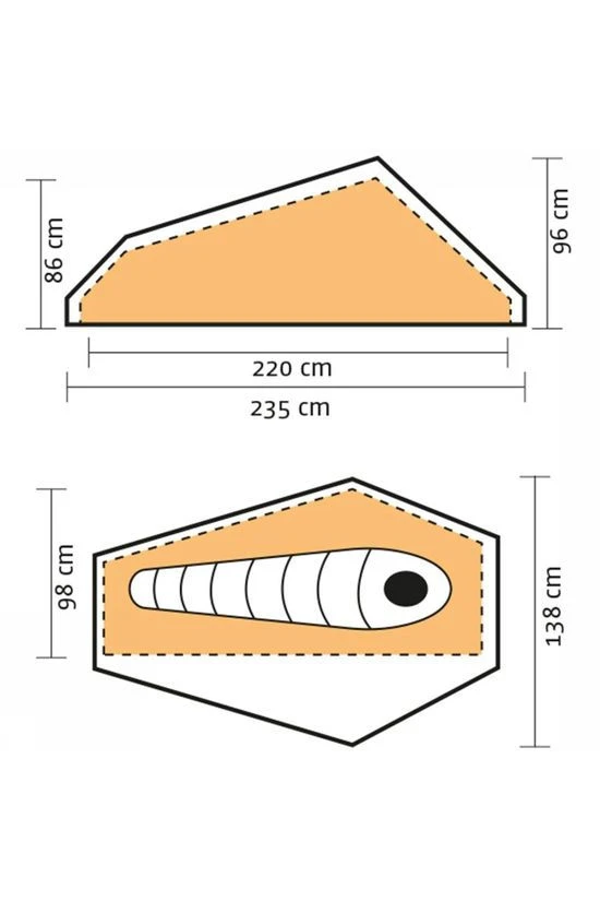 Nordisk Telemark 1 LW Alu Tent 5 Nordisk Telemark 1 LW Alu Tent - Afbeelding 5
