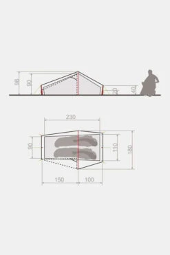 VAUDE Power Lizard Seamless 1-2P Tent -Big Agnes Verkoop maabe00008 5353 07 nl